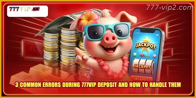 3 common errors during 777VIP PH deposit Guide and how to handle them