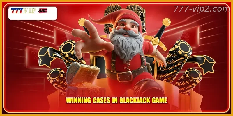 Winning Cases in Blackjack Game game